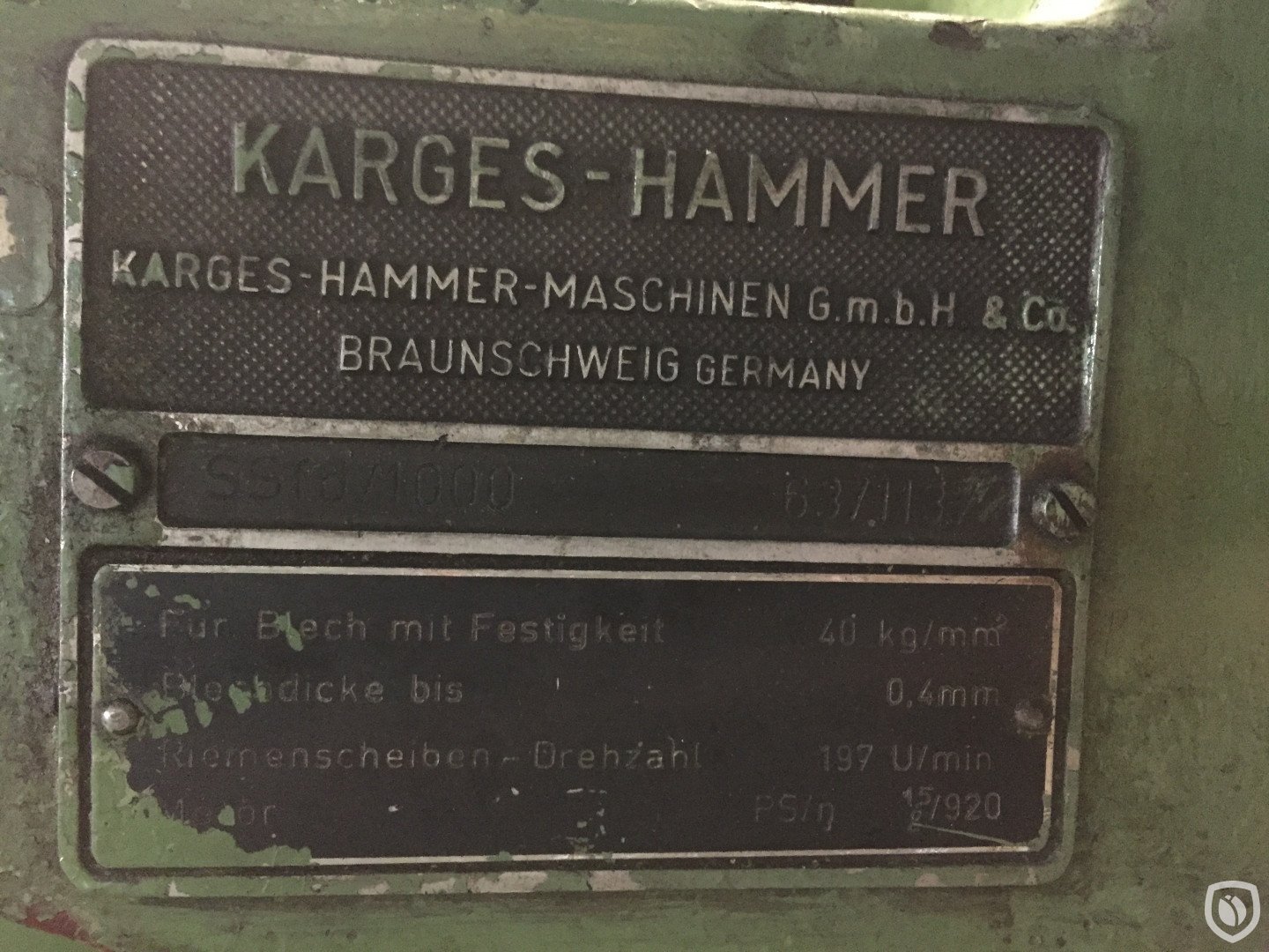 Karges Hammer SSfd 1000