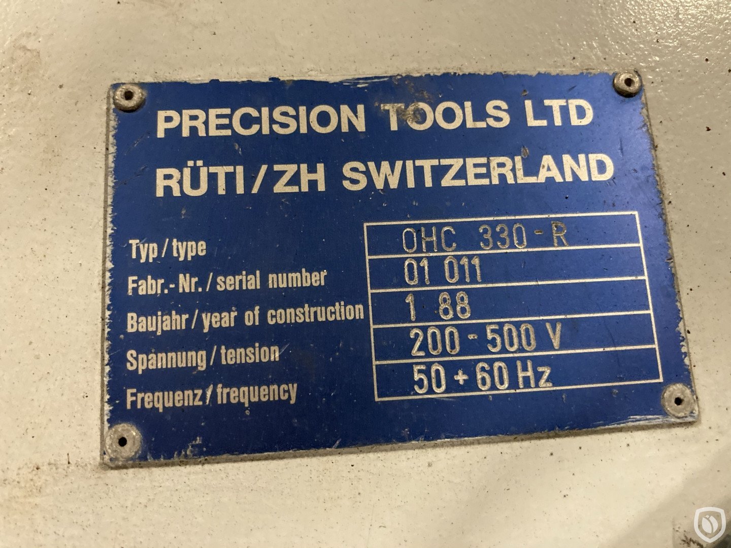 Precision Tools OHC 330-R