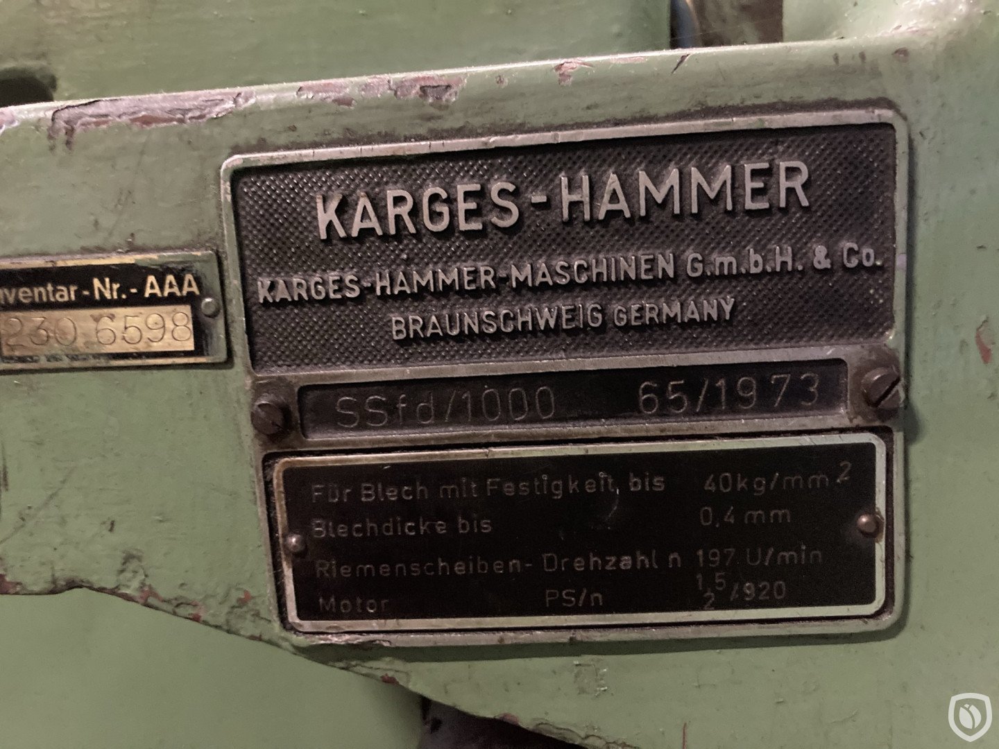 Karges Hammer SSfd 1000