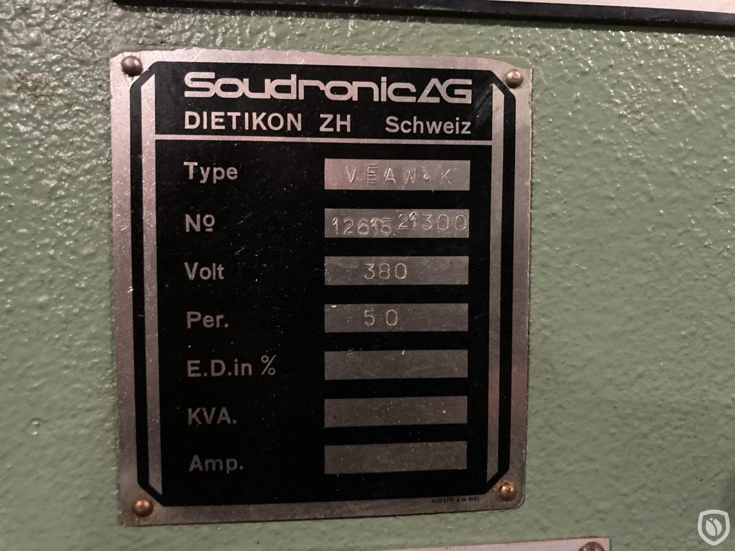 Soudronic VEAW-K 100