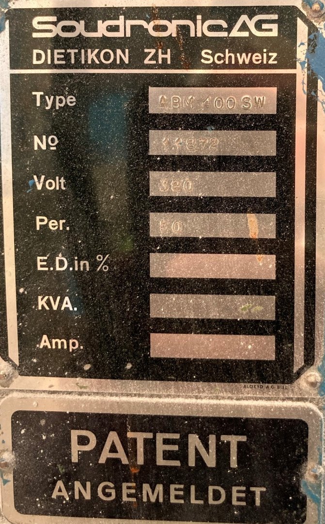 Soudronic ABM 400 SW