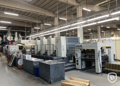METALSTAR PO 4-colour print line with LTG tunnel-oven