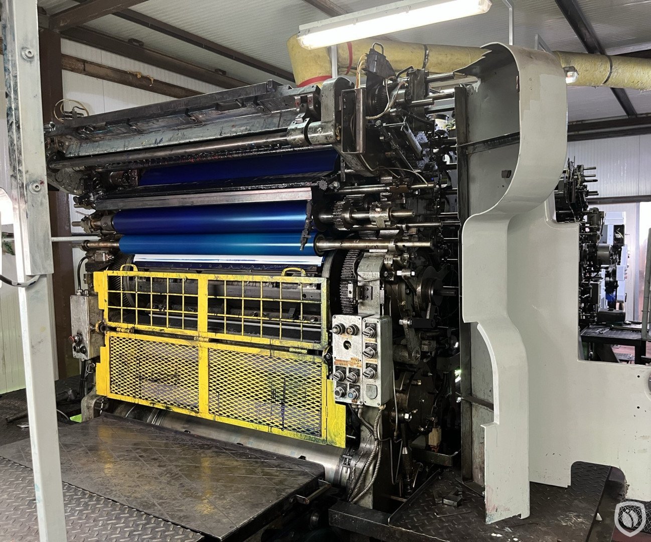 Crabtree Marquess 4038 printing line with UV-oven