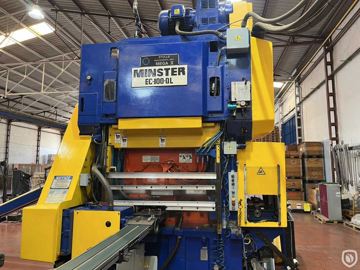 Minster EOE dual-lane Stolle manufacturing line