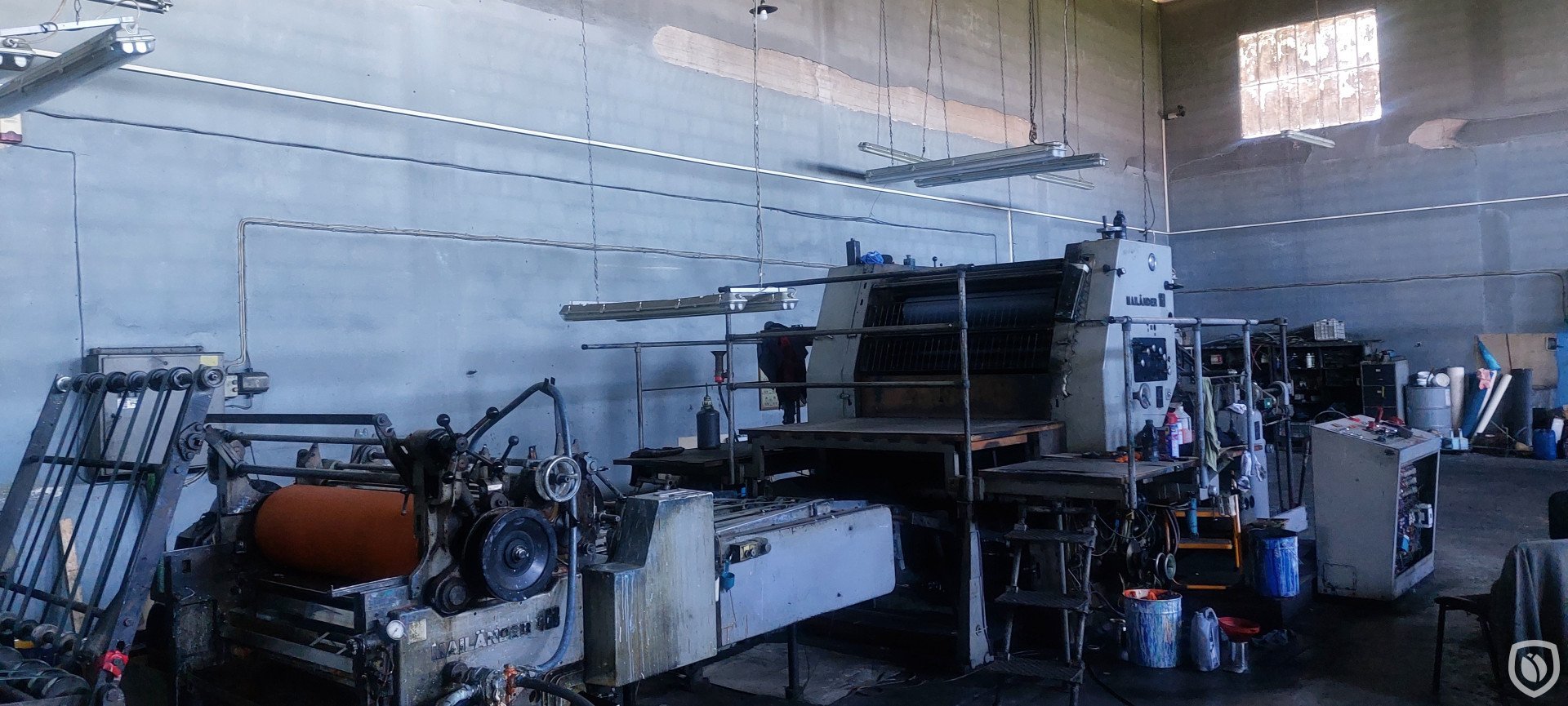 Mailander 169 monocolour printing / coating line with 27 meter LTG tunnel-oven