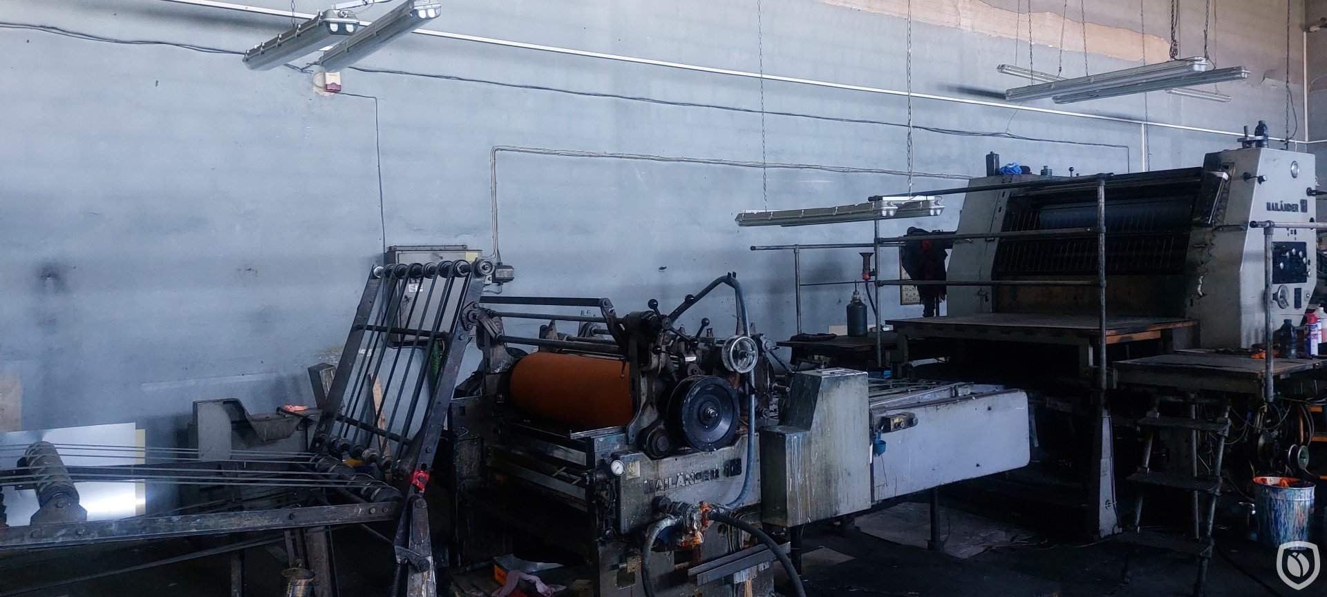 Mailander 169 monocolour printing / coating line with 27 meter LTG tunnel-oven