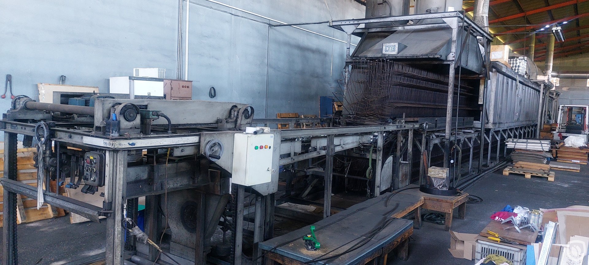 Mailander 169 monocolour printing / coating line with 27 meter LTG tunnel-oven