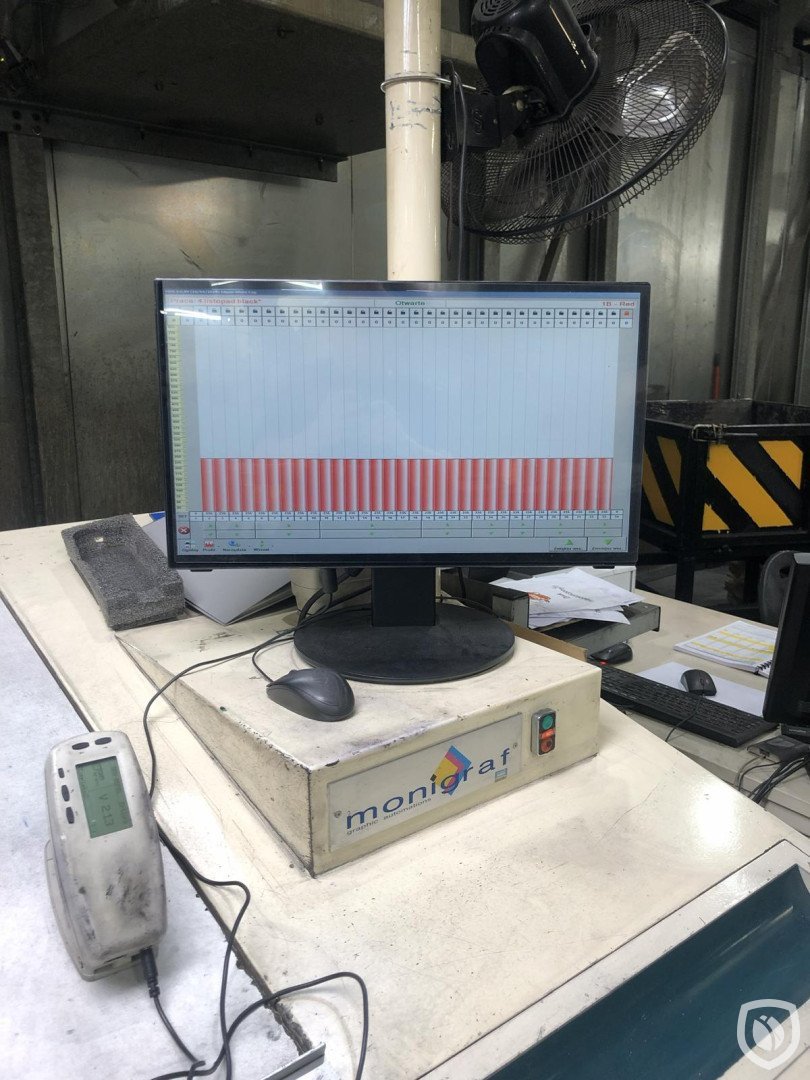 Mailander 121 single colour printing line with UV-oven