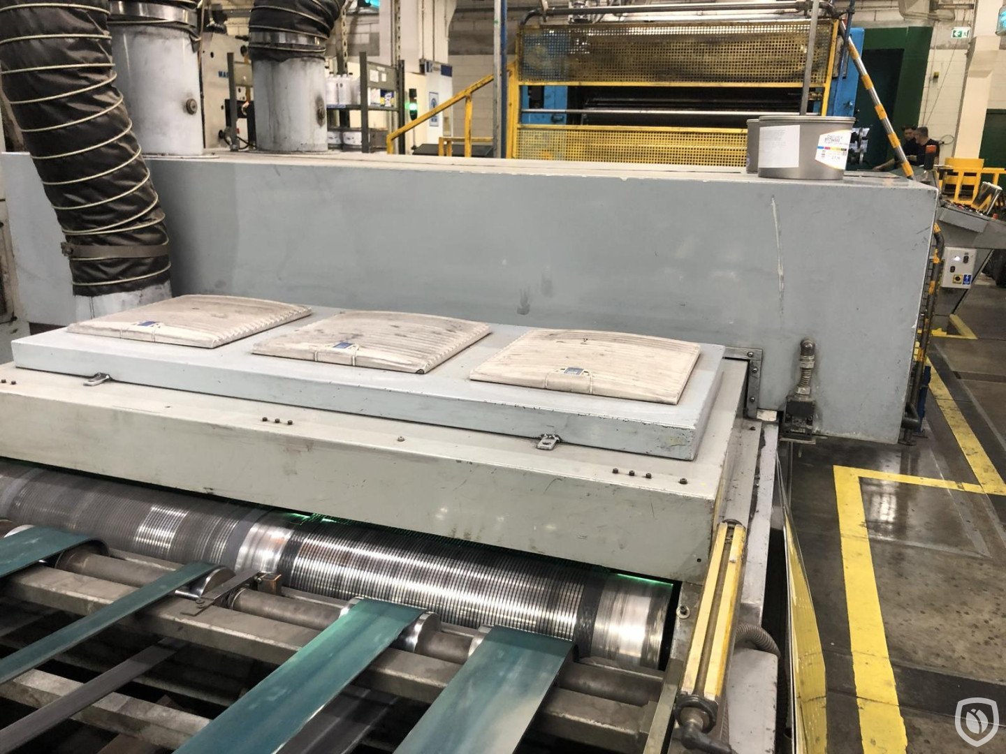 Mailander 121 single colour printing line with UV-oven