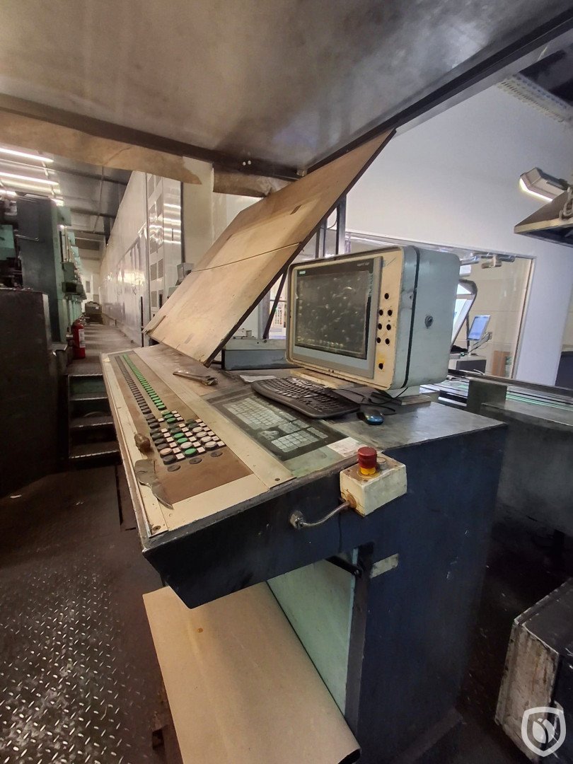 Bauer+Kunzi 6-colour printing line with 27 meter tunnel-oven